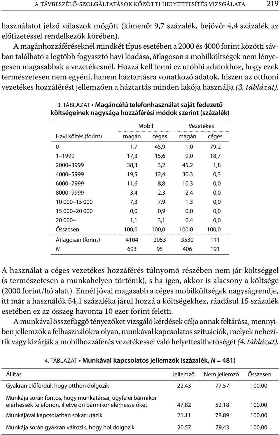 Hozzá kell tenni ez utóbbi adatokhoz, hogy ezek természetesen nem egyéni, hanem háztartásra vonatkozó adatok, hiszen az otthoni vezetékes hozzáférést jellemzően a háztartás minden lakója használja (3.