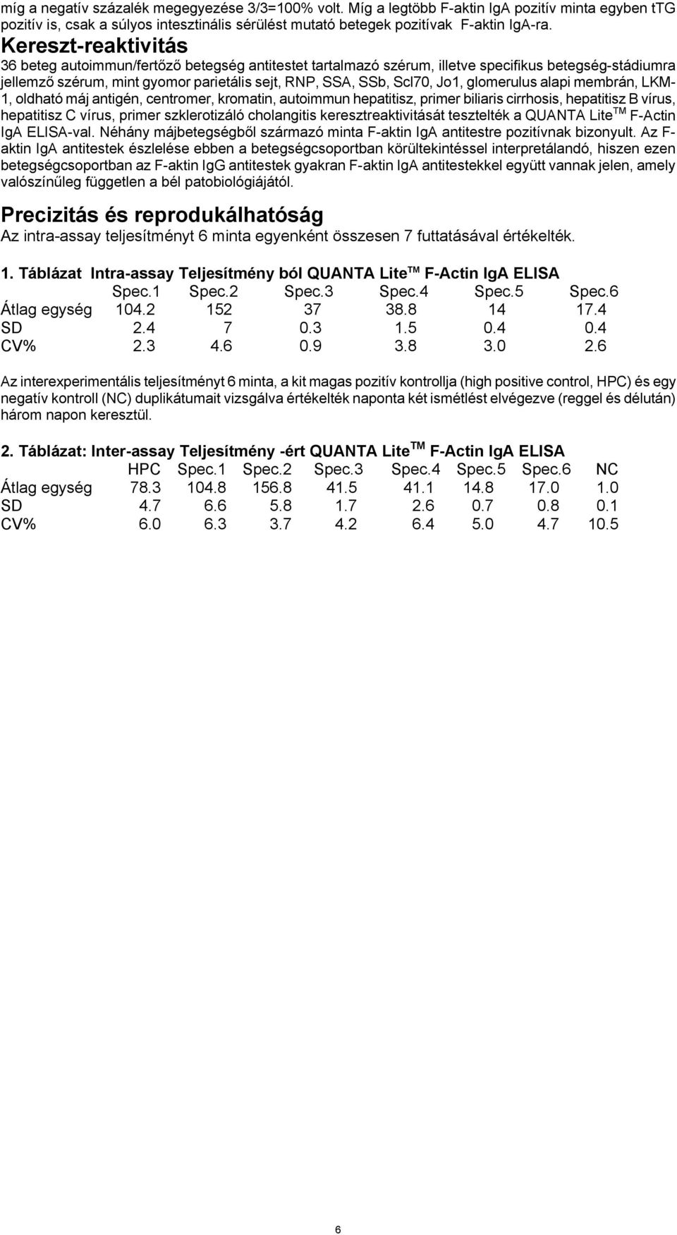 glomerulus alapi membrán, LKM- 1, oldható máj antigén, centromer, kromatin, autoimmun hepatitisz, primer biliaris cirrhosis, hepatitisz B vírus, hepatitisz C vírus, primer szklerotizáló cholangitis