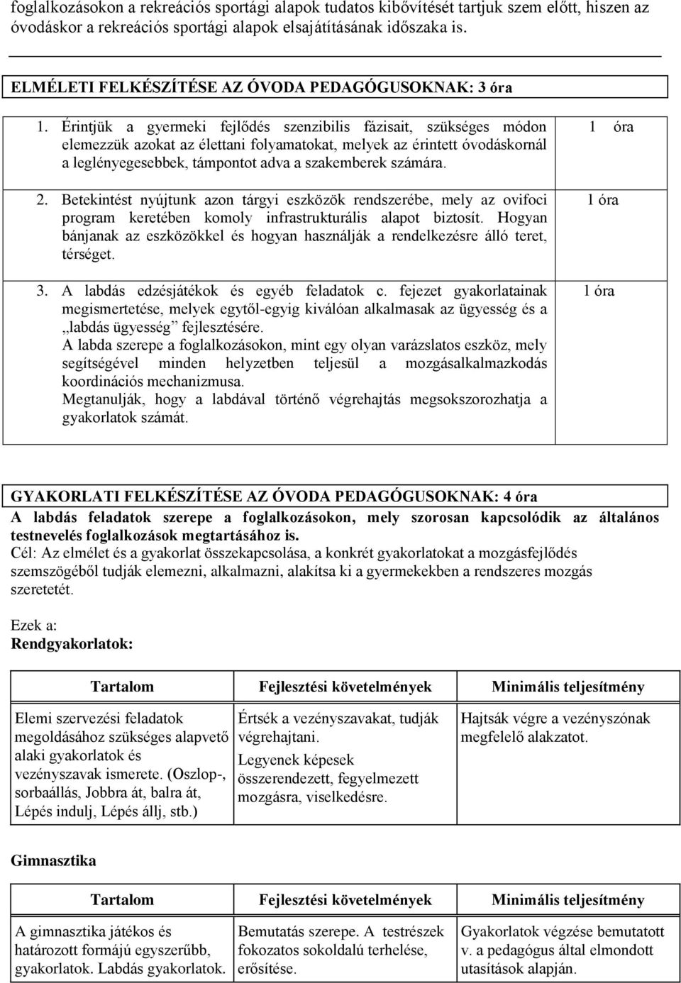 Érintjük a gyermeki fejlődés szenzibilis fázisait, szükséges módon elemezzük azokat az élettani folyamatokat, melyek az érintett óvodáskornál a leglényegesebbek, támpontot adva a szakemberek számára.