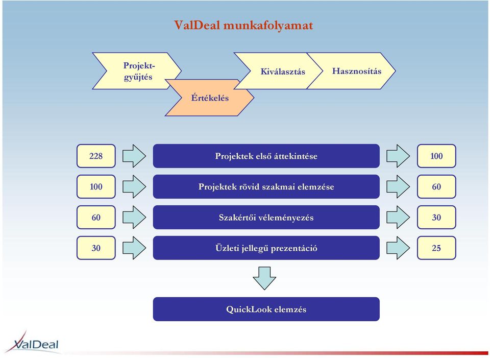 100 100 Projektek rövid szakmai elemzése 60 60 Szakértői