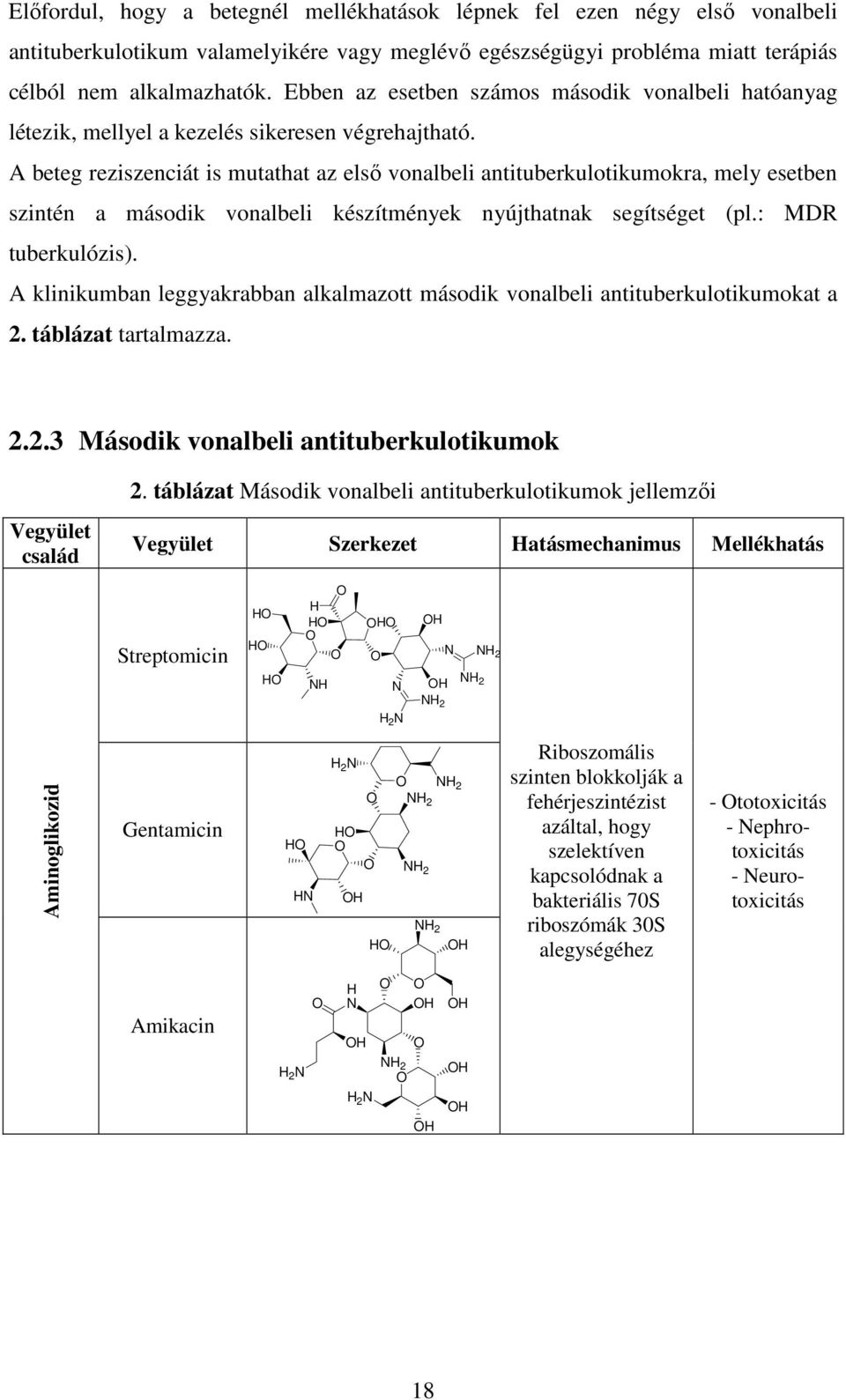 A beteg reziszenciát is mutathat az első vonalbeli antituberkulotikumokra, mely esetben szintén a második vonalbeli készítmények nyújthatnak segítséget (pl.: MDR tuberkulózis).
