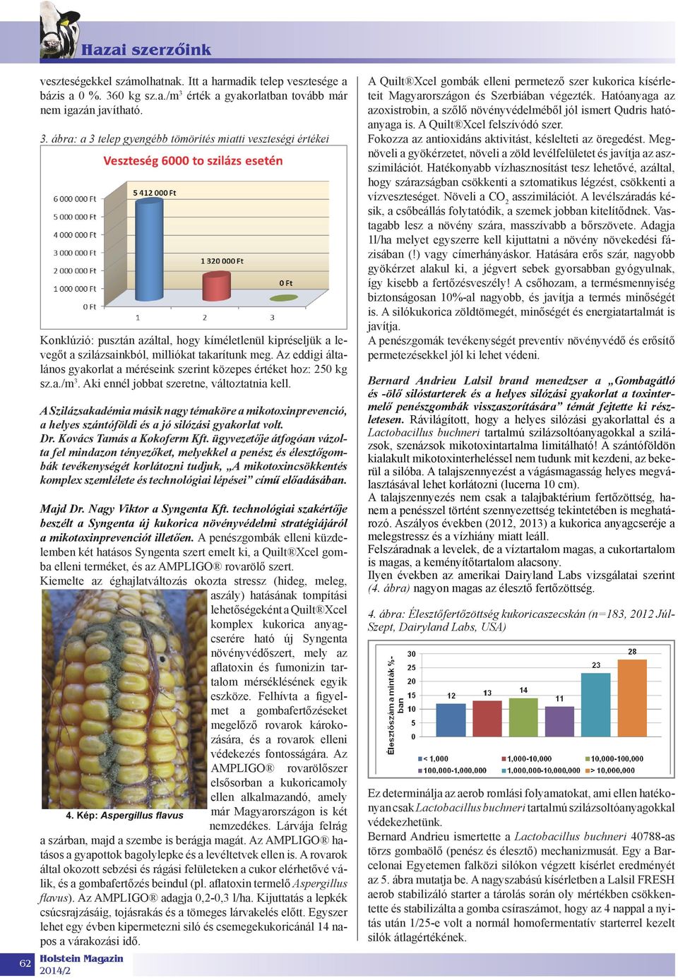 Az eddigi általános gyakorlat a méréseink szerint közepes értéket hoz: 250 kg sz.a./m 3. Aki ennél jobbat szeretne, változtatnia kell.