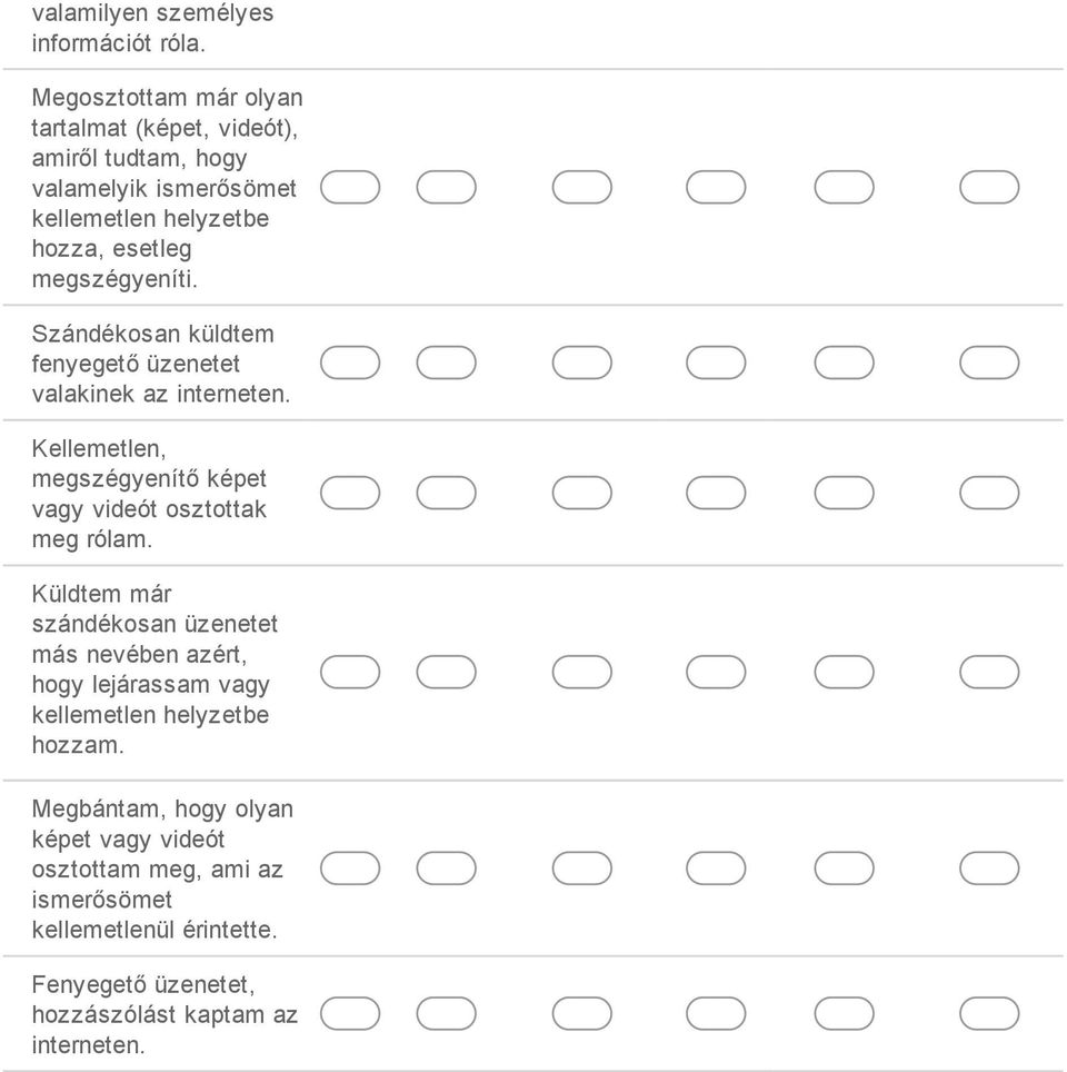 megszégyeníti. Szándékosan küldtem fenyegető üzenetet valakinek az interneten.