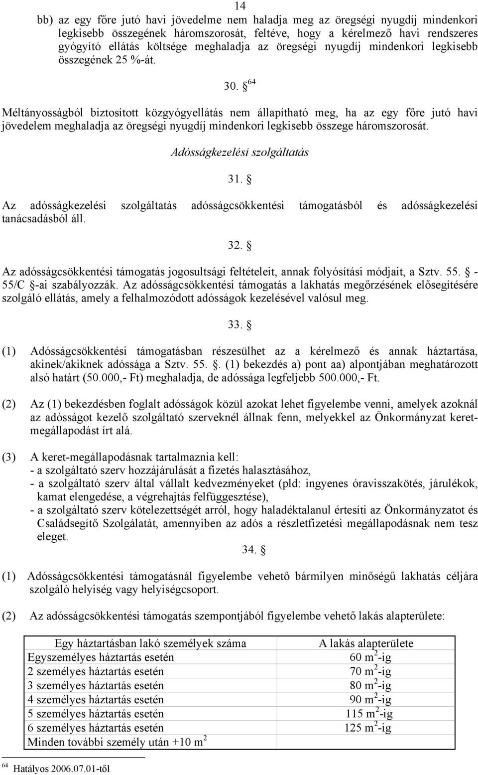 64 Méltányosságból biztosított közgyógyellátás nem állapítható meg, ha az egy főre jutó havi jövedelem meghaladja az öregségi nyugdíj mindenkori legkisebb összege háromszorosát.