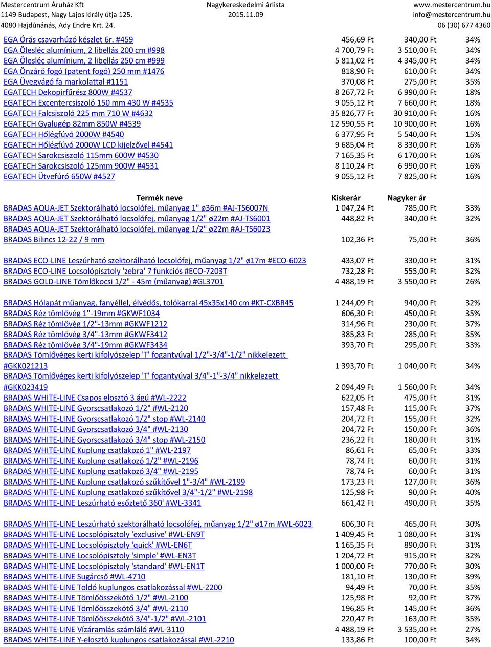 (patent fogó) 250 mm #1476 818,90 Ft 610,00 Ft 34% EGA Üvegvágó fa markolattal #1151 370,08 Ft 275,00 Ft 35% EGATECH Dekopírfűrész 800W #4537 8 267,72 Ft 6 990,00 Ft 18% EGATECH Excentercsiszoló 150