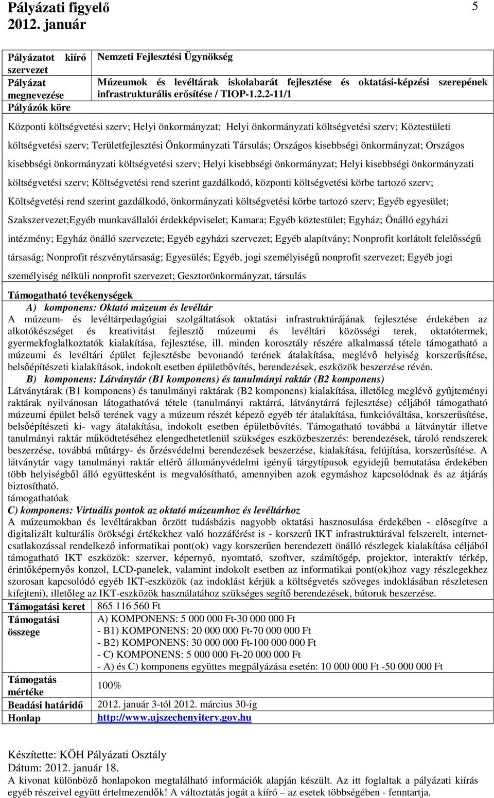 önkormányzat; Országos kisebbségi önkormányzati költségvetési szerv; Helyi kisebbségi önkormányzat; Helyi kisebbségi önkormányzati költségvetési szerv; Költségvetési rend szerint gazdálkodó, központi