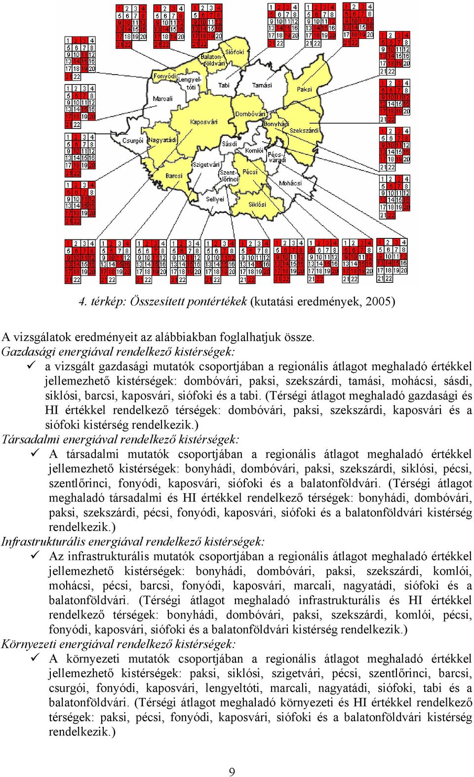 sásdi, siklósi, barcsi, kaposvári, siófoki és a tabi.