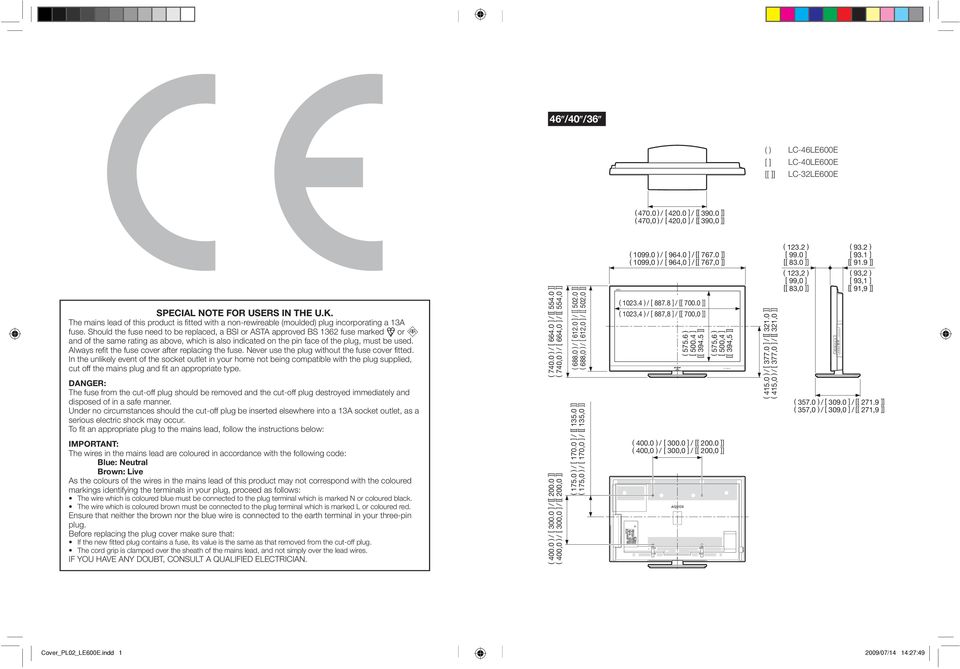 Should the fuse need to be replaced, a BSI or ASTA approved BS 36 fuse marked or ASA and of the same rating as above, which is also indicated on the pin face of the plug, must be used.