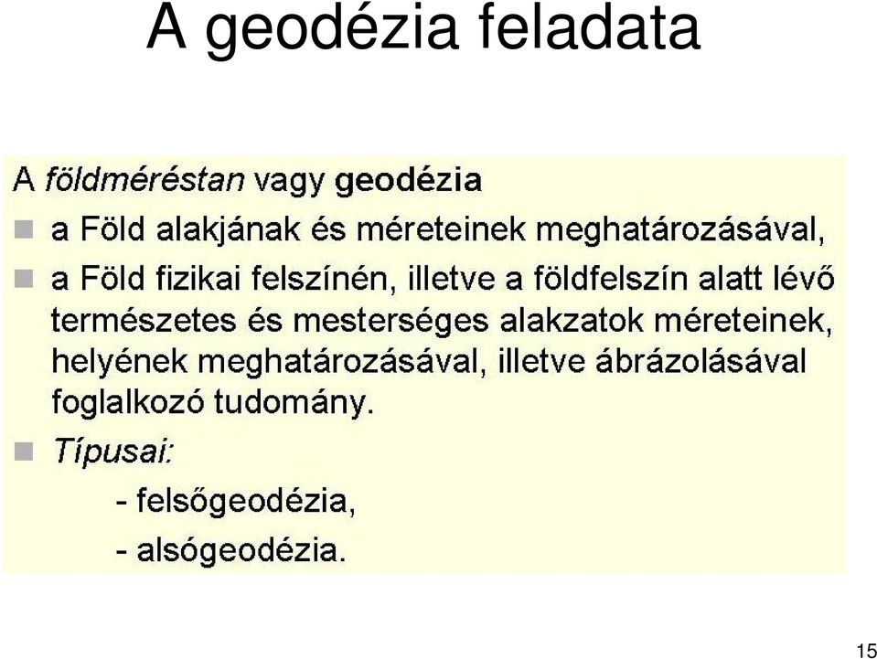 feladata