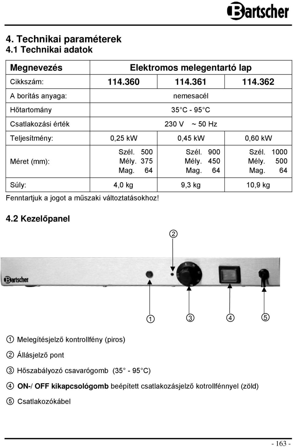 375 Mag. 64 Szél. 900 Mély. 45