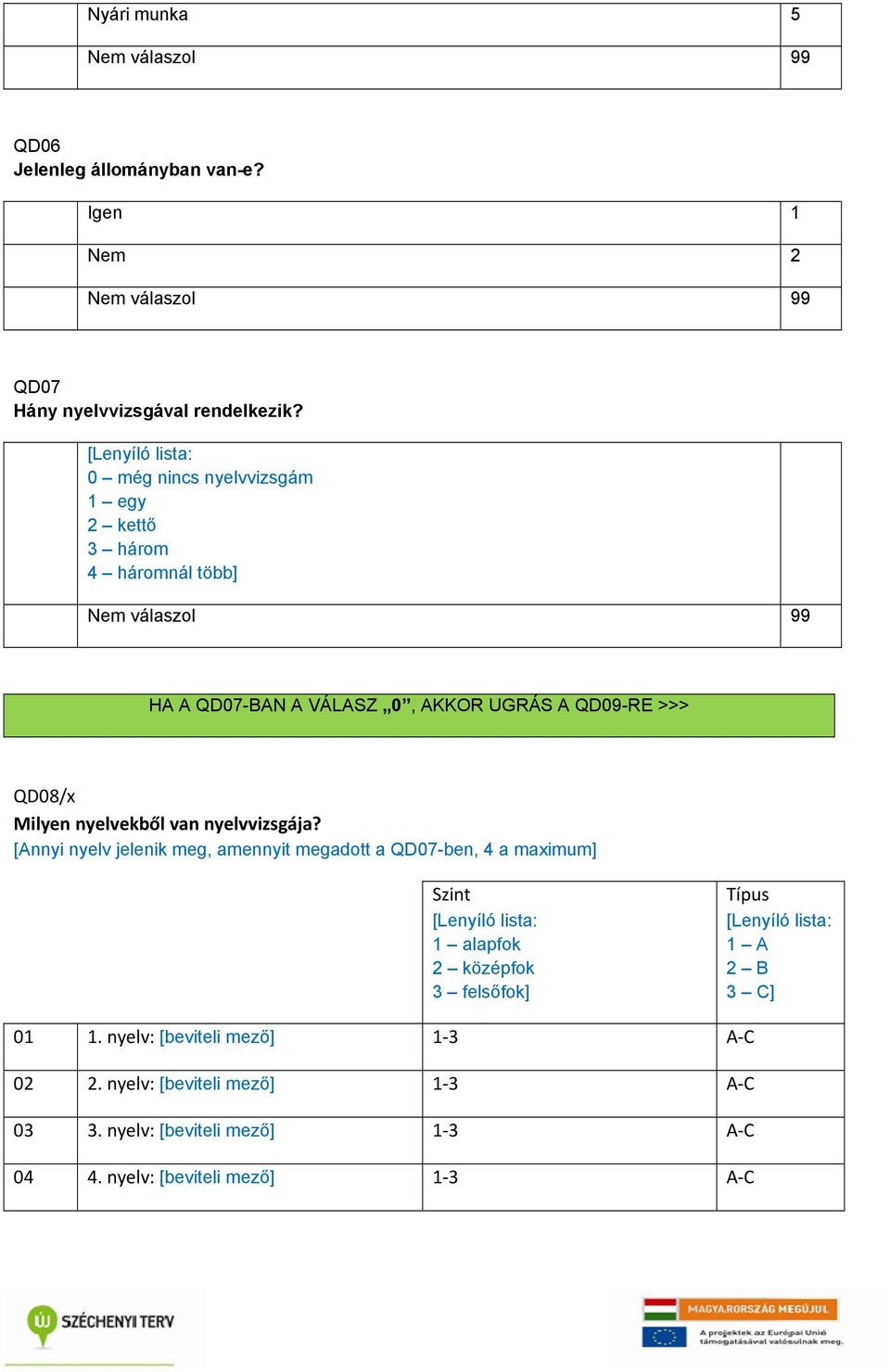 Milyen nyelvekből van nyelvvizsgája?