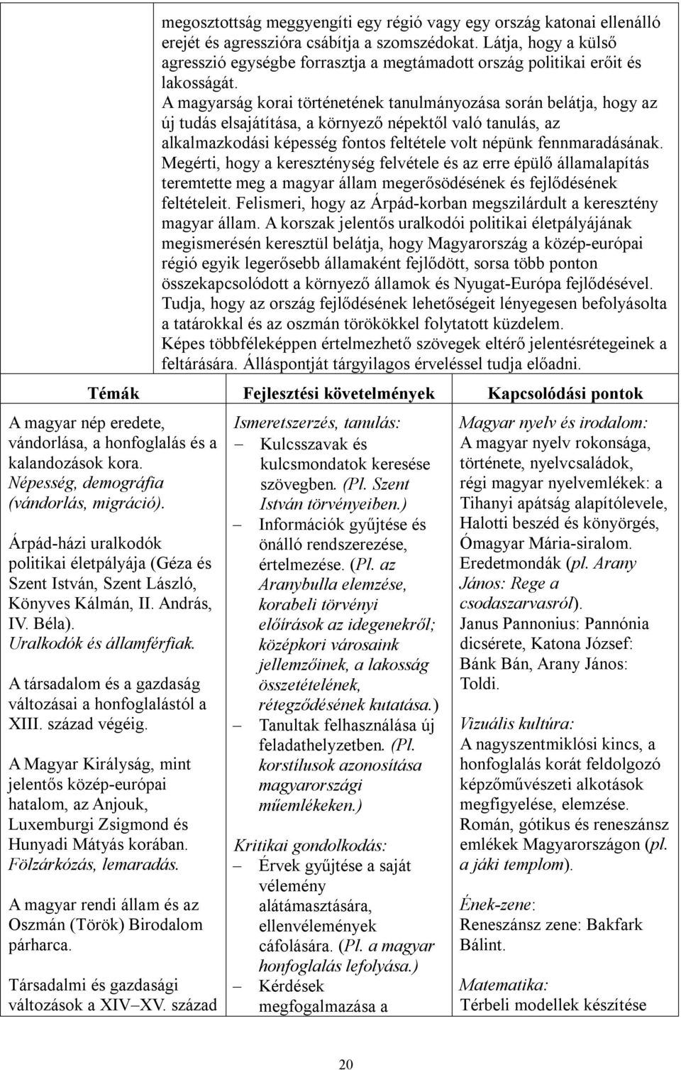 A magyarság korai történetének tanulmányozása során belátja, hogy az új tudás elsajátítása, a környező népektől való tanulás, az alkalmazkodási képesség fontos feltétele volt népünk fennmaradásának.