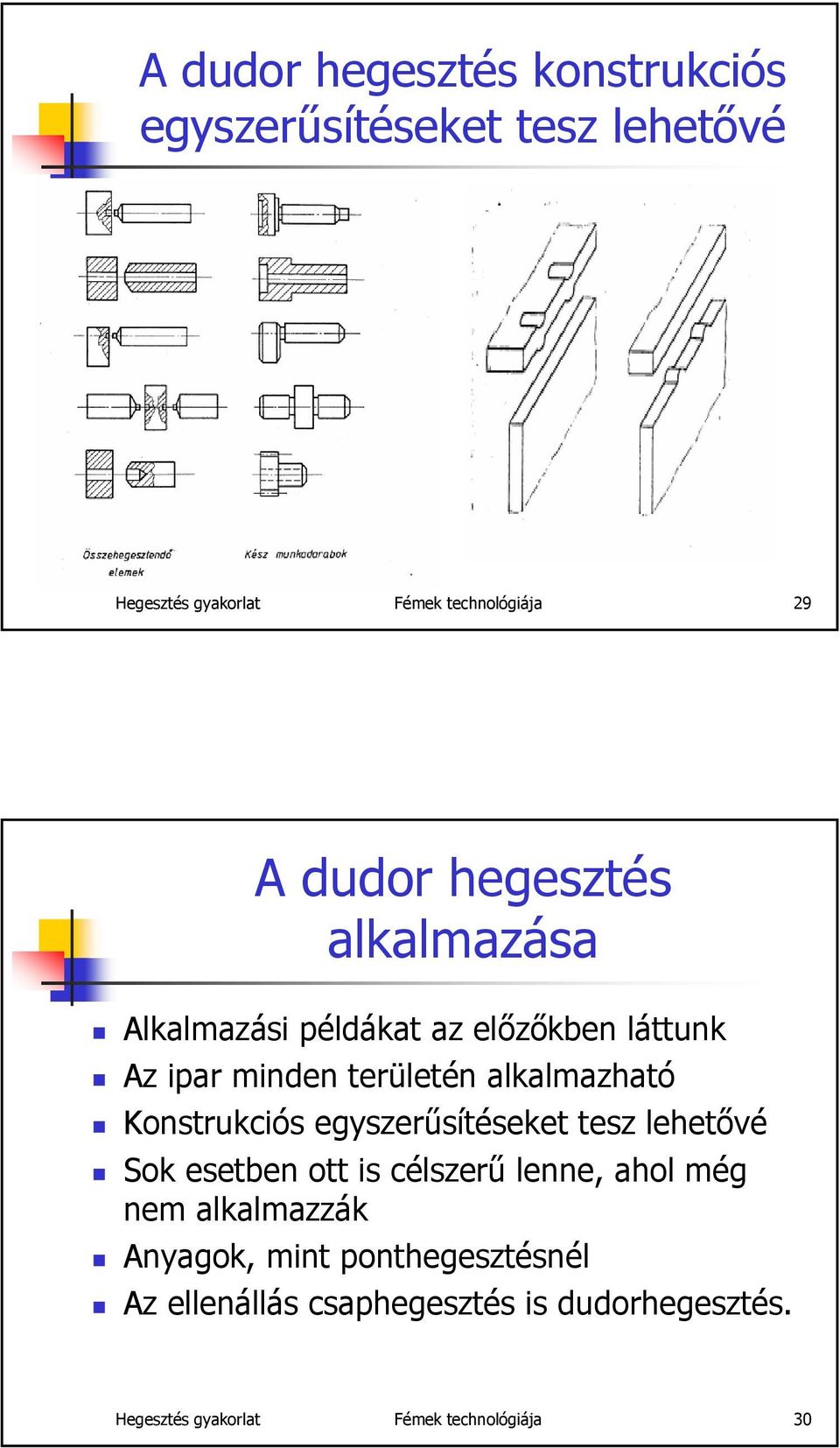 Konstrukciós egyszerűsítéseket tesz lehetővé Sok esetben ott is célszerű lenne, ahol még nem alkalmazzák