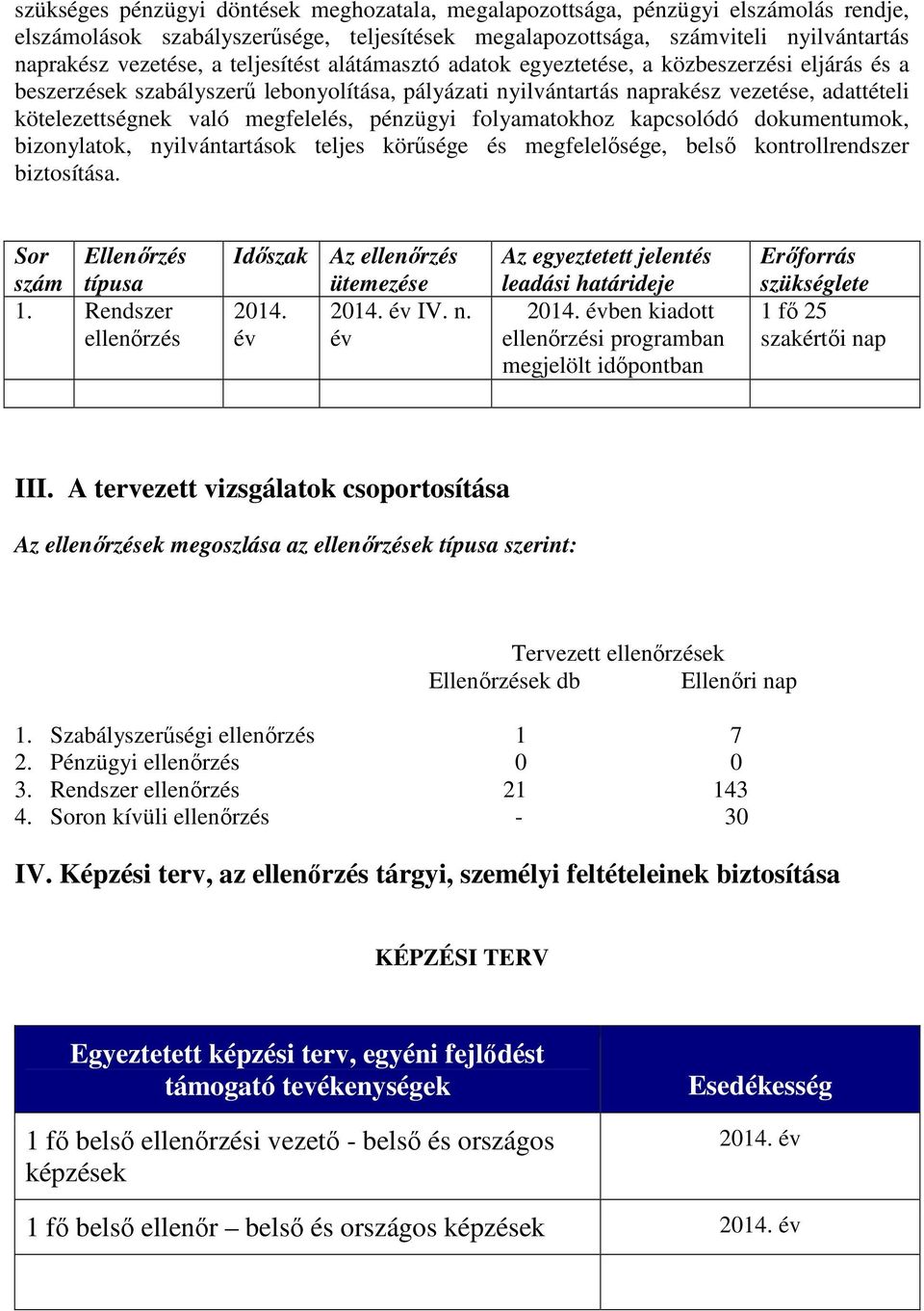 megfelelés, pénzügyi folyamatokhoz kapcsolódó dokumentumok, bizonylatok, nyilvántartások teljes körűsége és megfelelősége, belső kontrollrendszer biztosítása. Sor Ellenőrzés szám típusa 1.