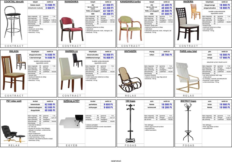 igény 0,80 fm teljes szélesség 45 igény - ülésszélesség 36 szállítható 2-4 hét ülésszélesség 49 szállítható 3-5 hét ülésszélesség 49 szállítható 3-5 hét ülésszélesség 45 szállítható készlet