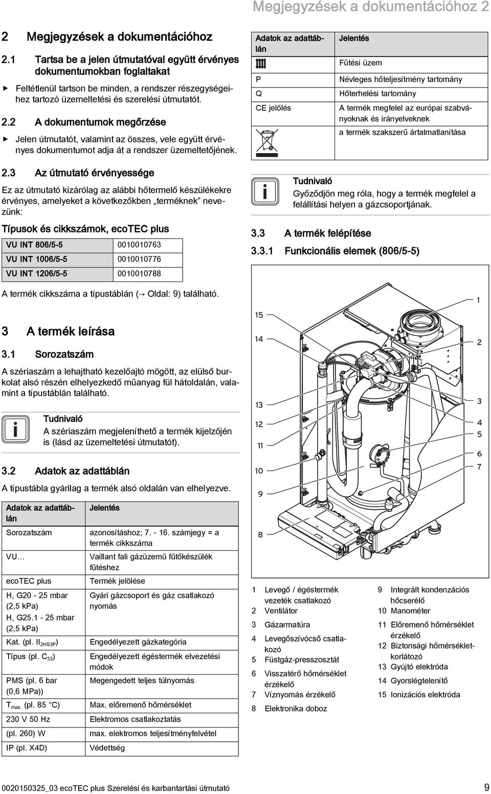 2 A dokumentumok megőrzése Jelen útmutatót, valamint az összes, vele együtt érvényes dokumentumot adja át a rendszer üzemeltetőjének.