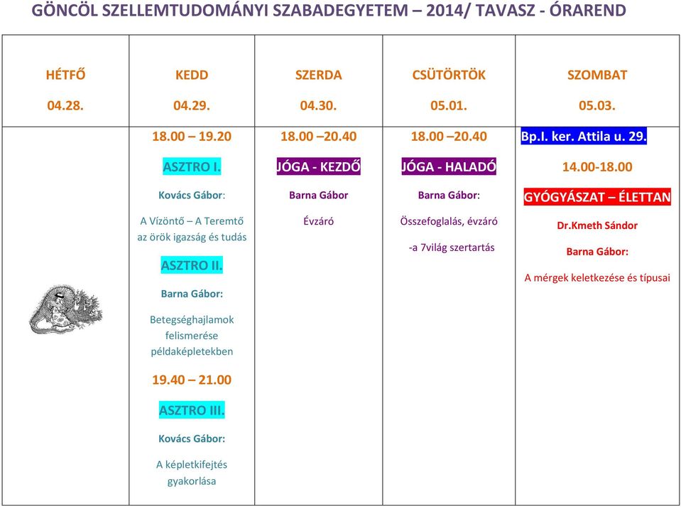 Évzáró Összefoglalás, évzáró -a 7világ szertartás Dr.