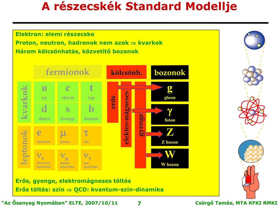 electron neutrino c charm s strange m muon n m muon neutrino t top b bottom t tau n t tau neutrino g gluon