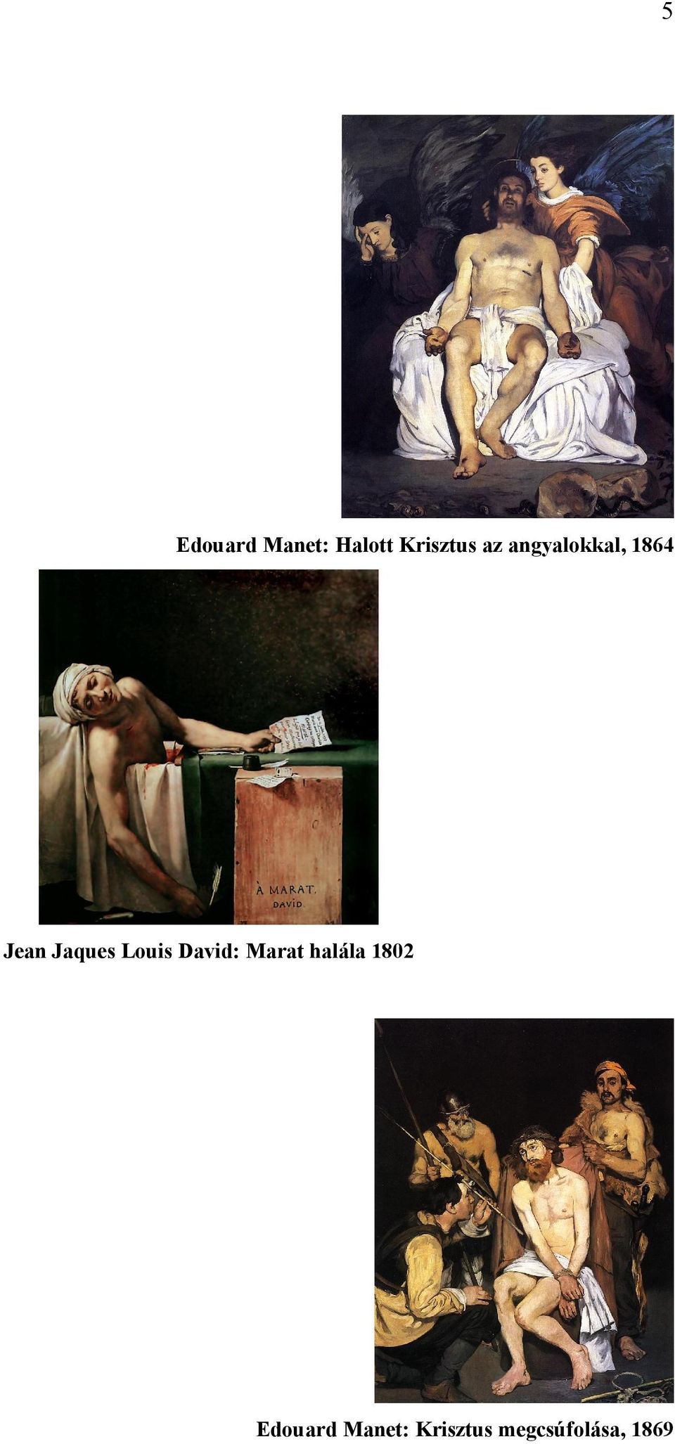 Louis David: Marat halála 1802