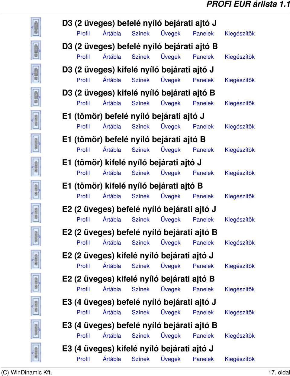 bejárati ajtó B E2 (2 üveges) befelé nyíló bejárati ajtó J E2 (2 üveges) befelé nyíló bejárati ajtó B E2 (2 üveges) kifelé nyíló bejárati ajtó J E2 (2 üveges)