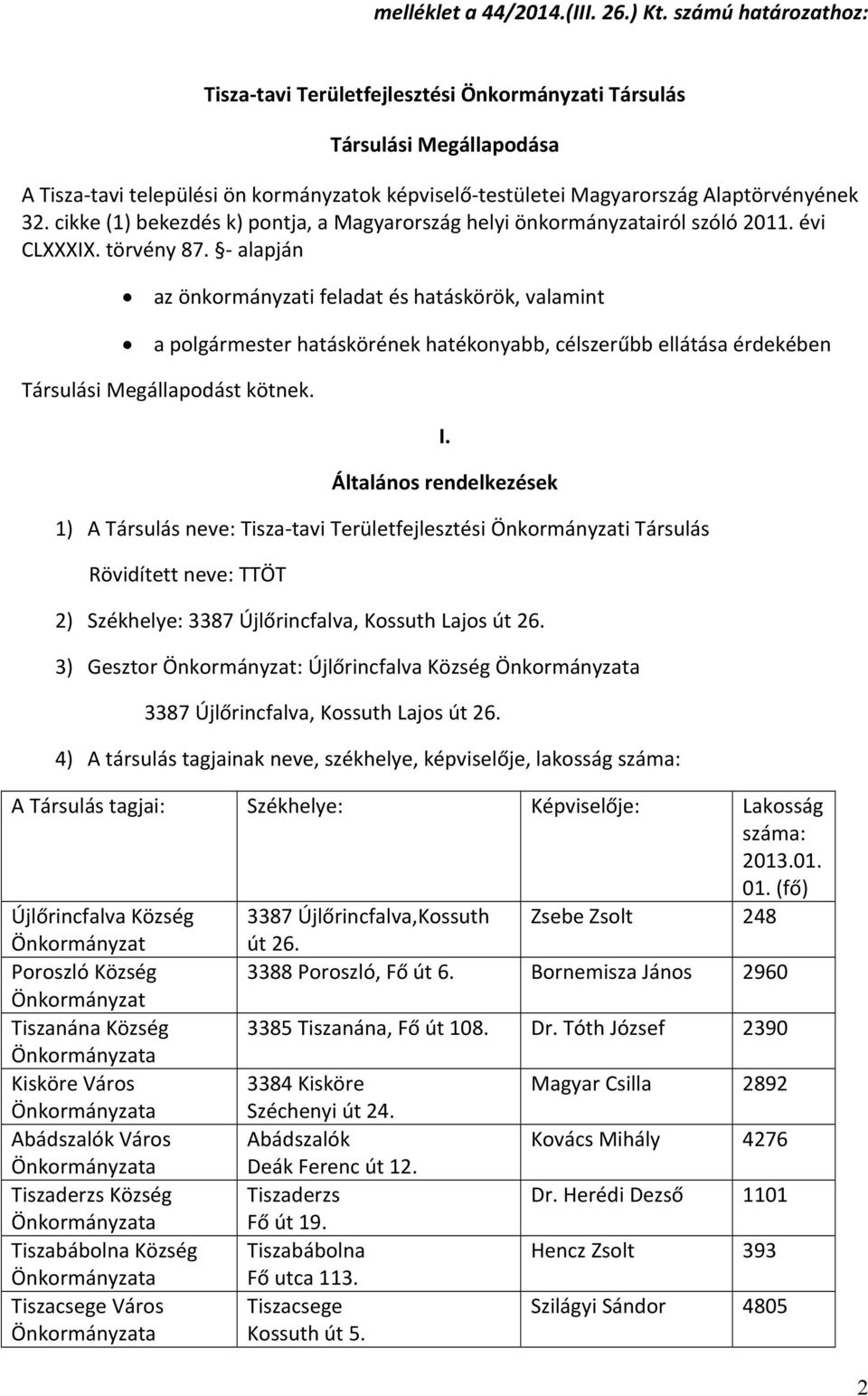 cikke (1) bekezdés k) pontja, a Magyarország helyi önkormányzatairól szóló 2011. évi CLXXXIX. törvény 87.