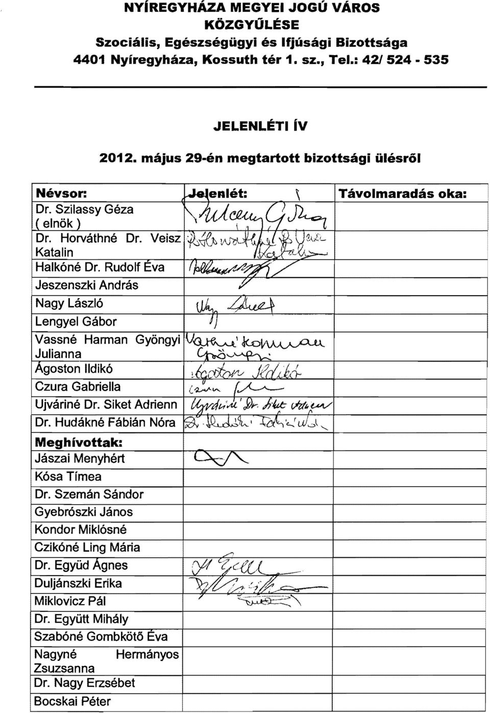 ~~q~ Dr. Horváthné Dr. Veisz If~~ vv'(j~~( ~ V~,D- Katalin,V~c~ Halkóné Dr. Rudolf Eva fjaptz,.:.,.. A~/ Jeszenszki András ty Nagy László ~A ~~ Lengyel Gábor l} Vassné Harrnan GyöngyiV~\~ Julianna ~~~ Czura Gabriella (~~ r~ Ujváriné Dr.