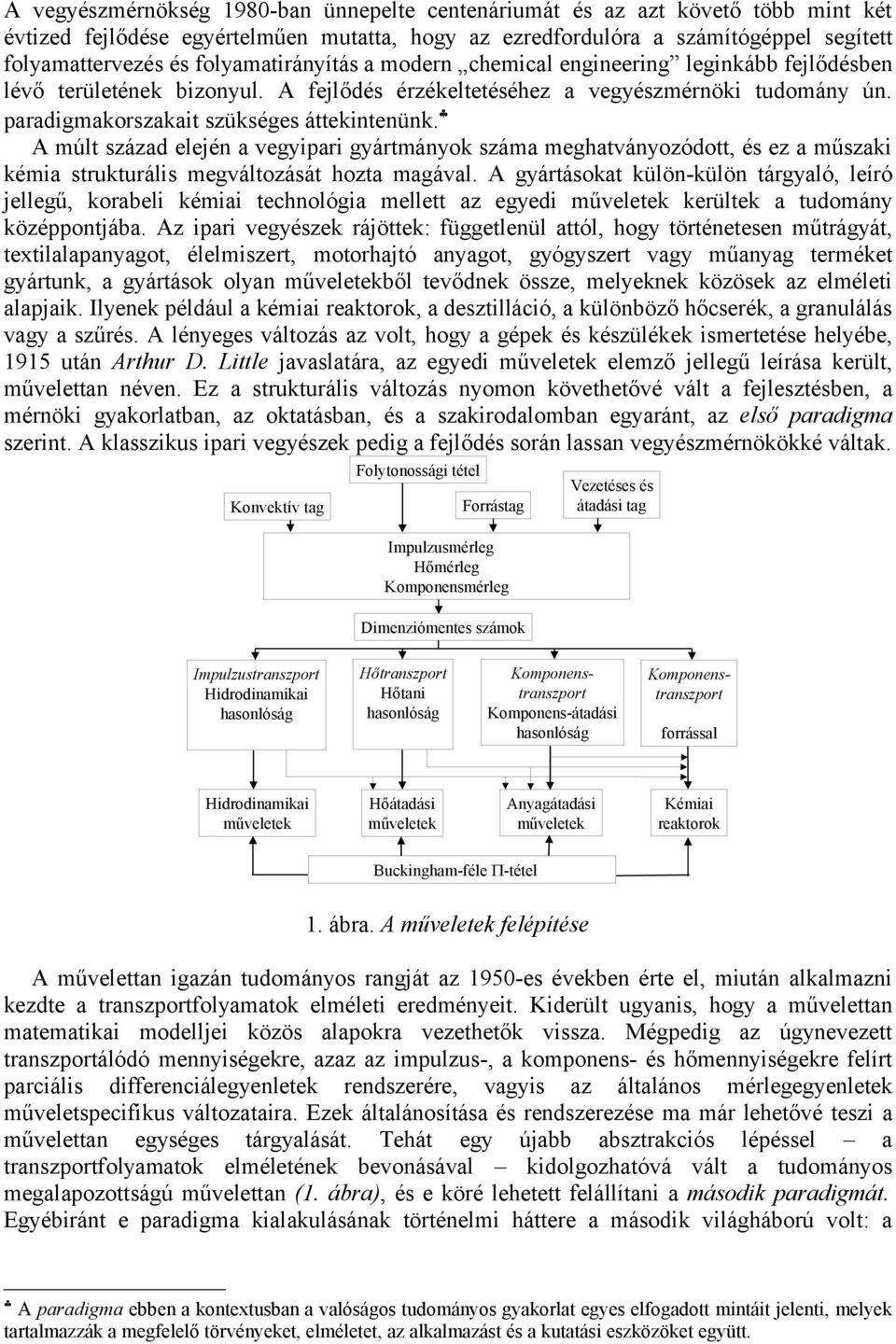 A múlt század elején a vegyipari gyártmányok száma meghatványozódott, és ez a műszaki kémia strukturális megváltozását hozta magával.