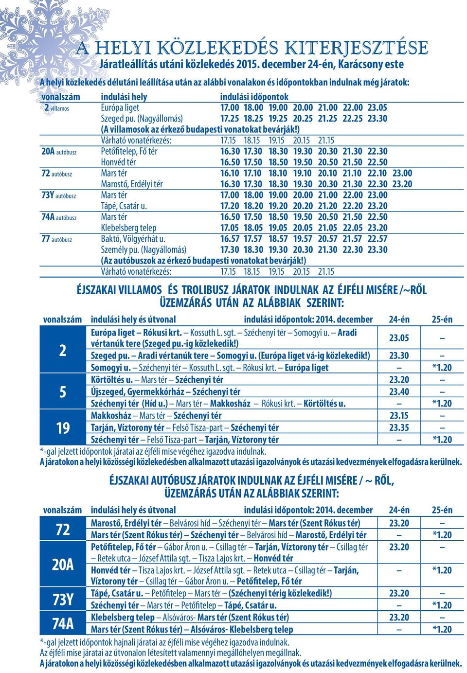 17.00 18.00 19.00 20.00 21.00 22.00 23.05 Szeged pu. (Nagyállomás) 17.25 18.25 19.25 20.25 21.25 22.25 23.30 (A villamosok az érkező budapesti vonatokat bevárják!) Várható vonatérkezés: 17.15 18.