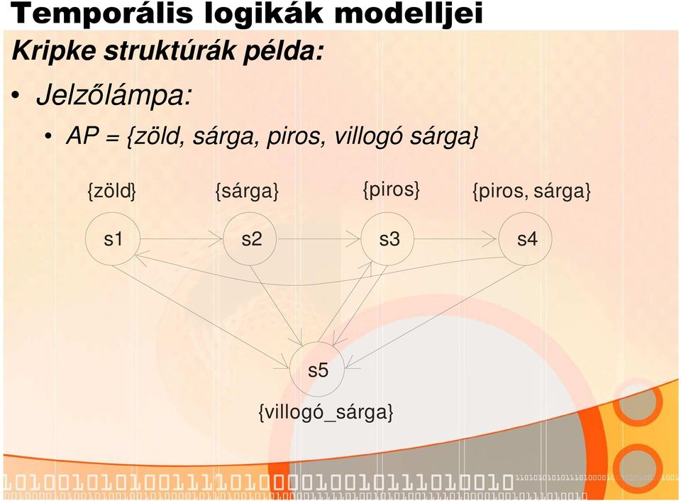 sárga} {z öld } {sárga} {piros}