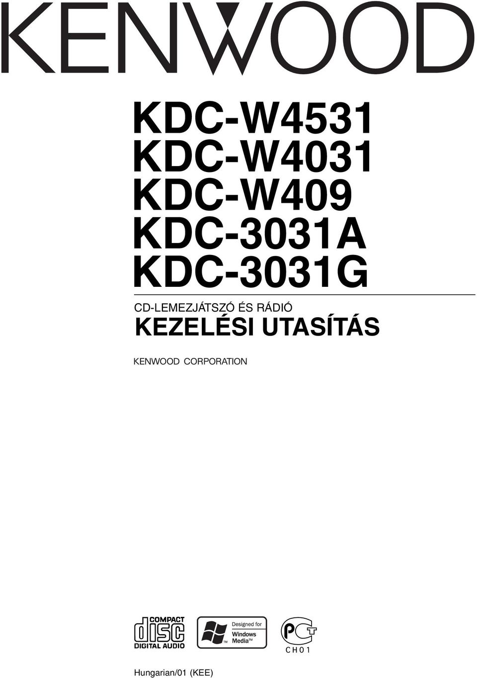 KDC-3031G CD-LEMEZJÁTSZÓ ÉS