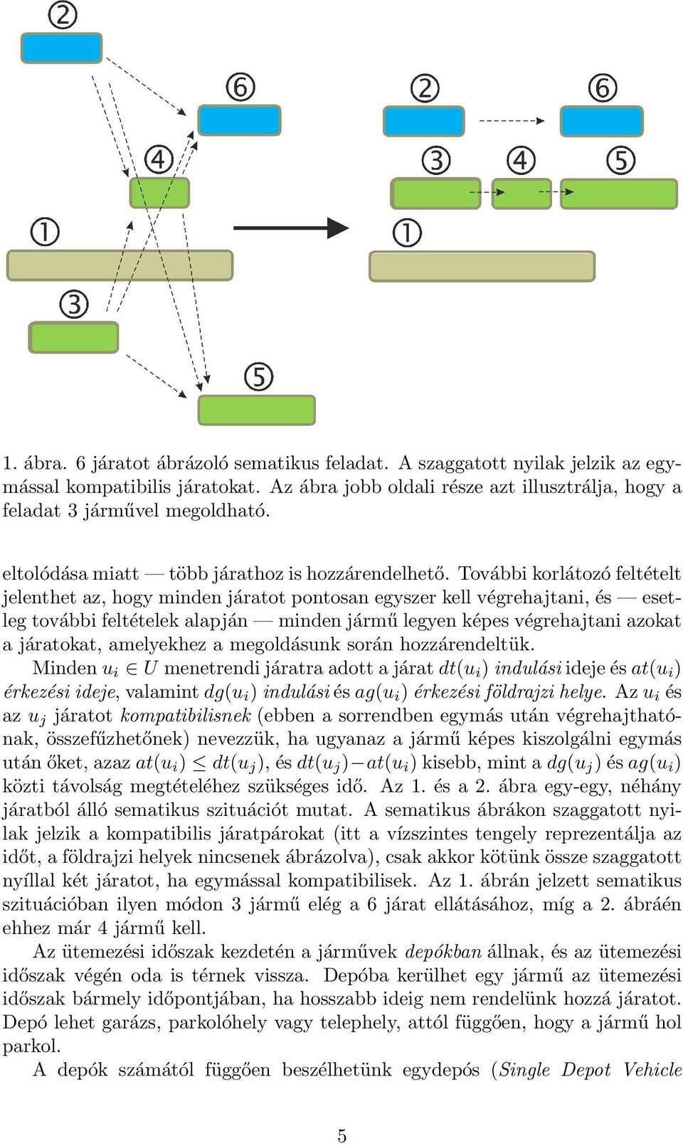 További korlátozó feltételt jelenthet az, hogy minden járatot pontosan egyszer kell végrehajtani, és esetleg további feltételek alapján minden jármű legyen képes végrehajtani azokat a járatokat,