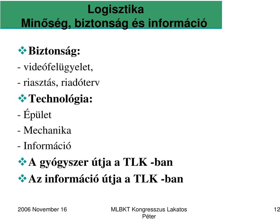 riadóterv Technológia: - Épület - Mechanika -