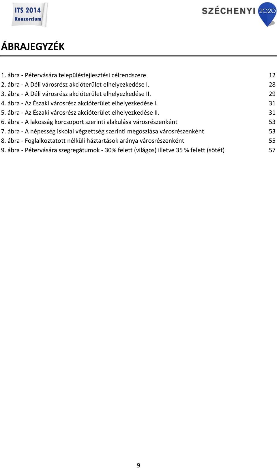 ábra Az Északi városrész akcióterület elhelyezkedése II. 31 6. ábra A lakosság korcsoport szerinti alakulása városrészenként 53 7.