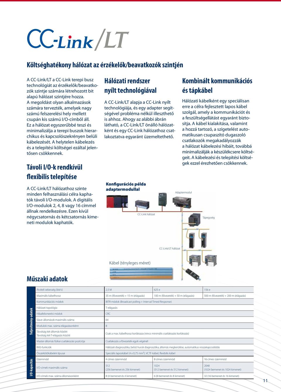 Ez a hálózat egyszerűbbé teszi és minimalizálja a terepi buszok hierarchikus és kapcsolószekrényen belüli kábelezését. A helytelen kábelezés és a telepítési költségei ezáltal jelentősen csökkennek.