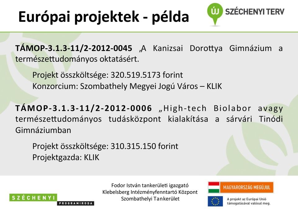 Projekt összköltsége: 320.519.