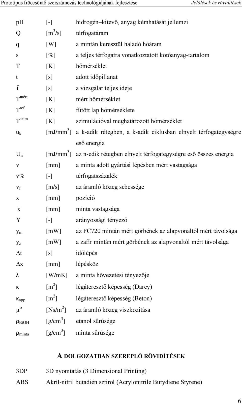 3 ] a k-adik rétegben, a k-adik ciklusban elnyelt térfogategységre eső energia [mj/mm 3 ] az n-edik rétegben elnyelt térfogategységre eső összes energia v [mm] a minta adott gyártási lépésben mért