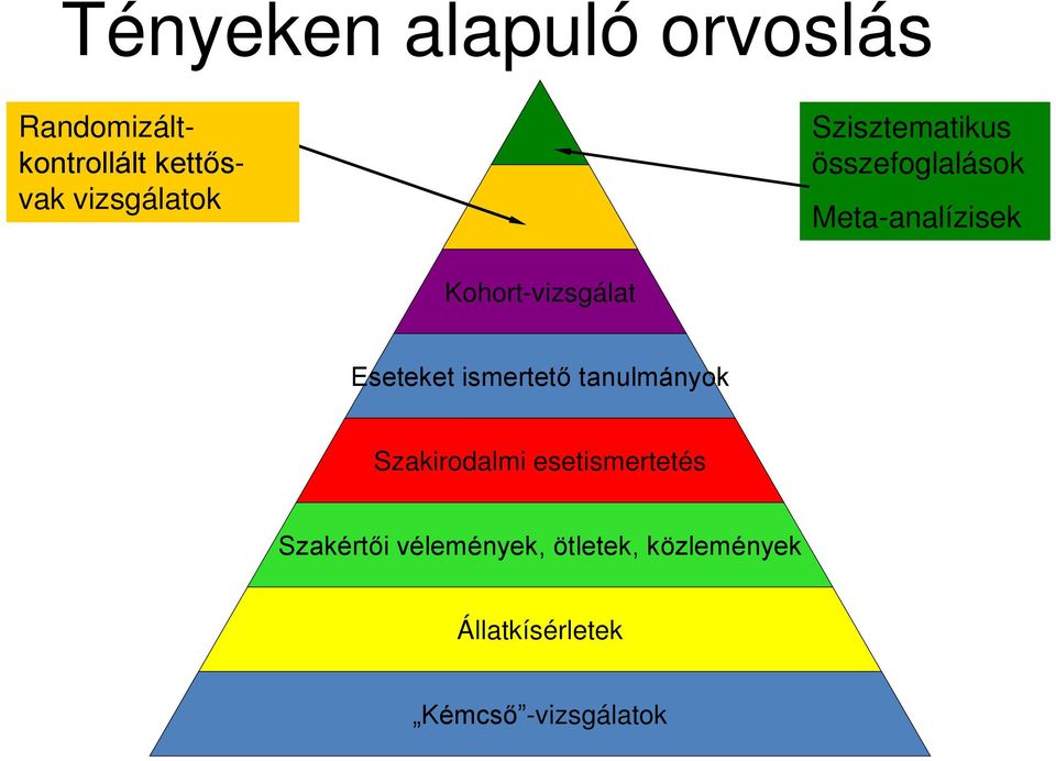 Kohort-vizsgálat Eseteket ismertető tanulmányok Szakirodalmi