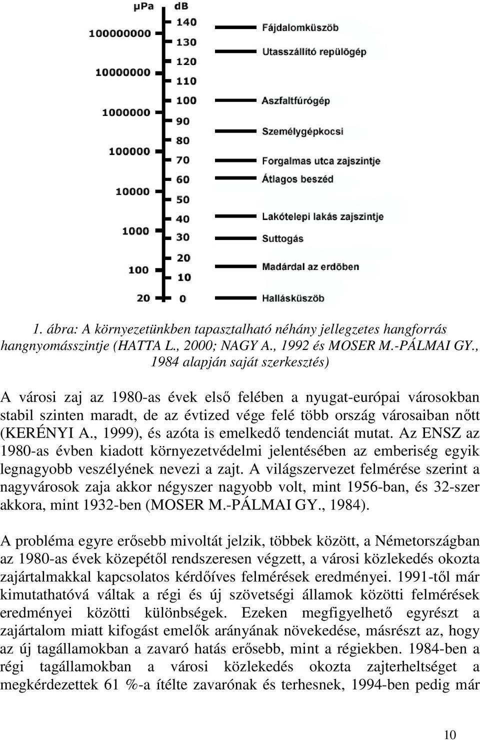 , 1999), és azóta is emelkedő tendenciát mutat. Az ENSZ az 1980-as évben kiadott környezetvédelmi jelentésében az emberiség egyik legnagyobb veszélyének nevezi a zajt.