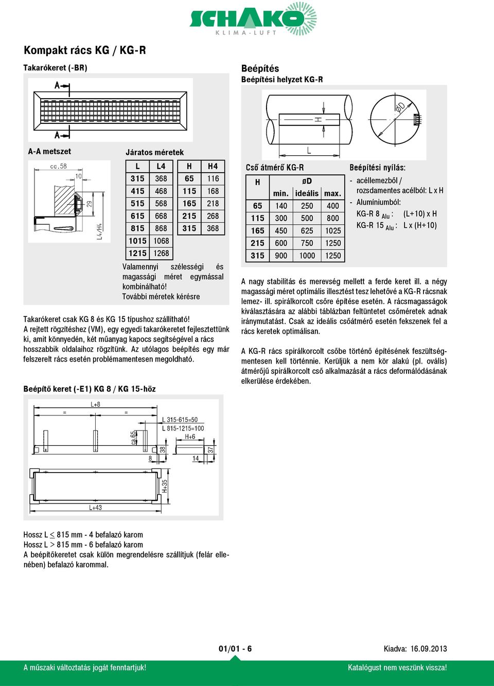 Az utólagos beépítés egy már felszerelt rács esetén problémamentesen megoldható.