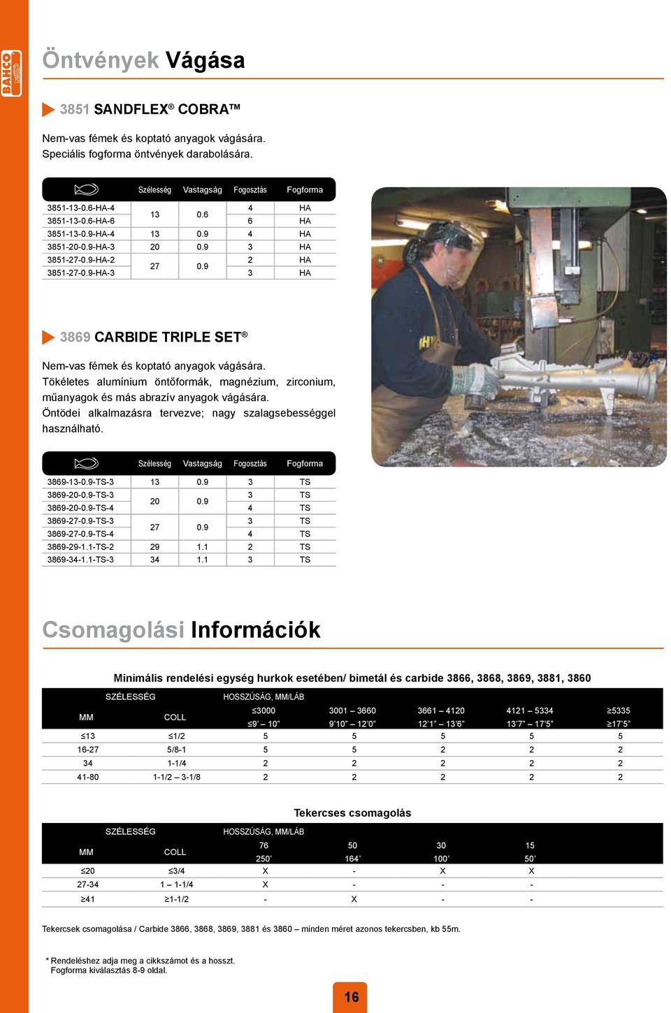 Tökéletes alumínium öntőformák, manézium, zirconium, műanyaok és más abrazív anyaok váására. Öntödei alkalmazásra tervezve; nay szalasebesséel használható. Szélessé Vastasá Foosztás Foforma 3869-13-0.