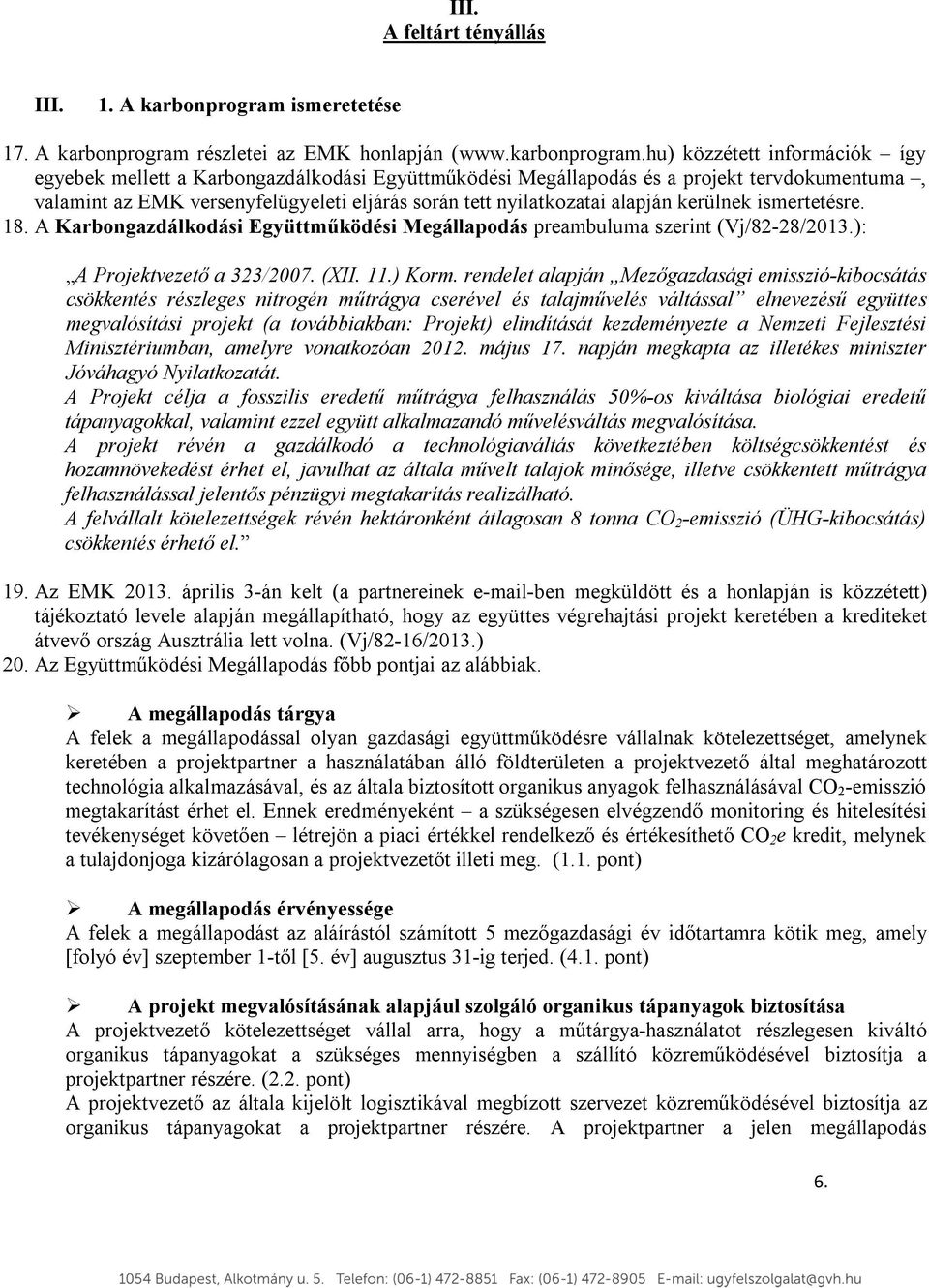 részletei az EMK honlapján (www.karbonprogram.