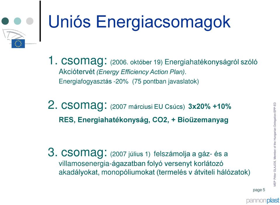 Energiafogyasztás -20% (75 pontban javaslatok) 2.