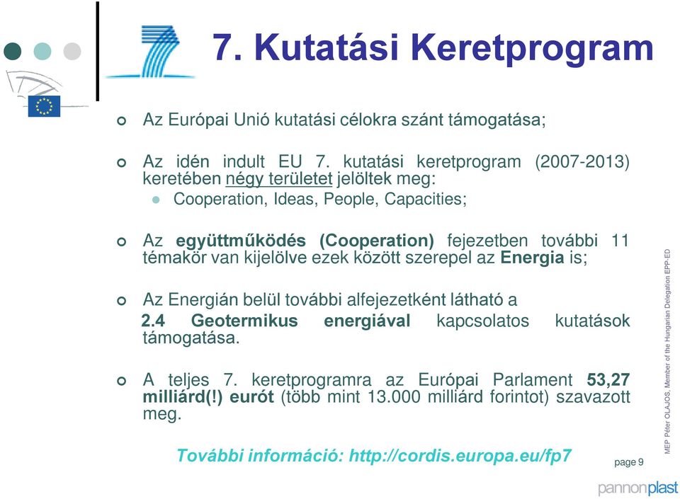 fejezetben további 11 témakör van kijelölve ezek között szerepel az Energia is; Az Energián belül további alfejezetként látható a 2.