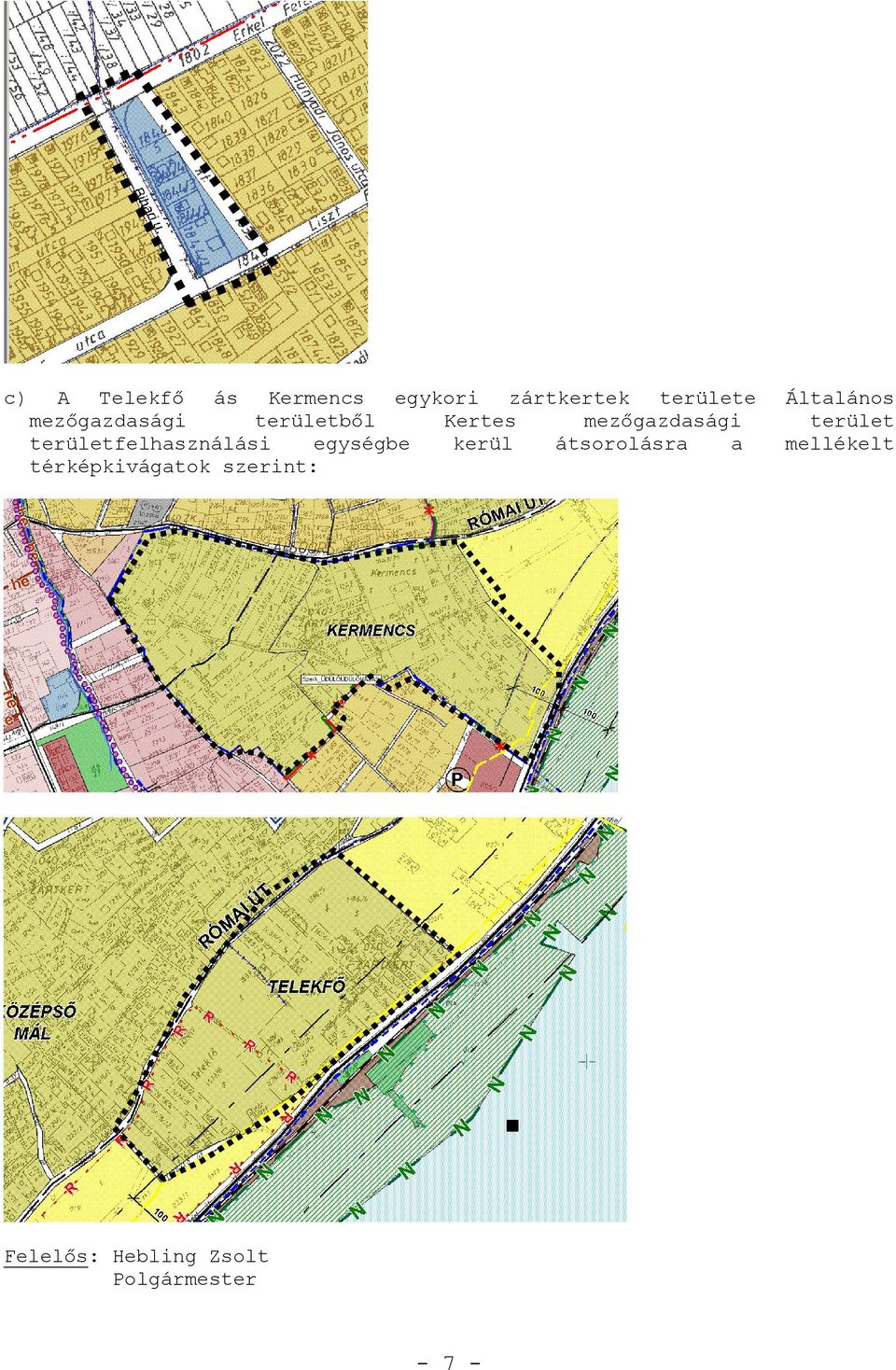 mezőgazdasági terület területfelhasználási egységbe