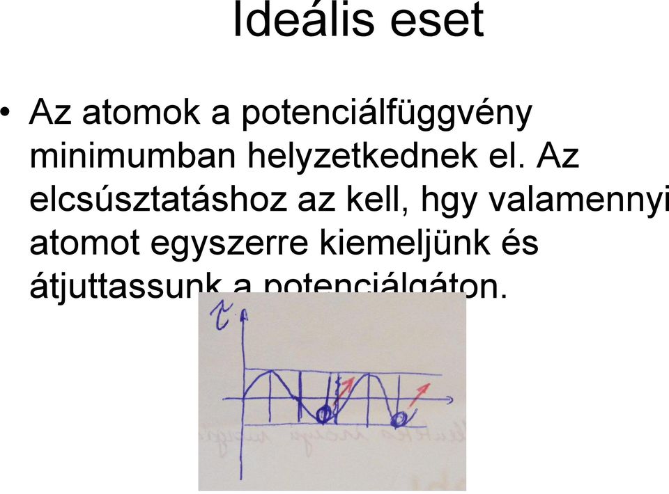 Az elcsúsztatáshoz az kell, hgy valamennyi