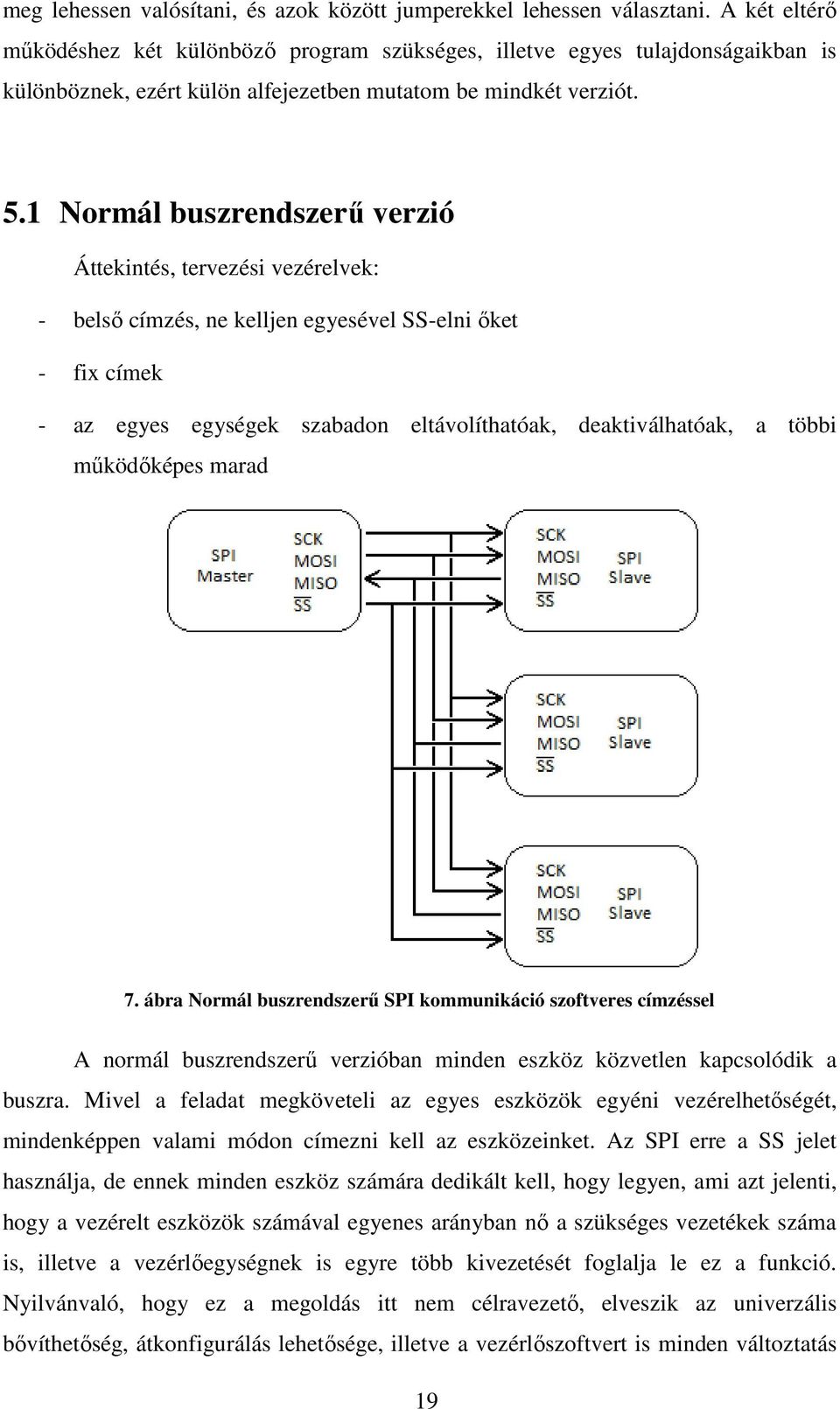 1 Normál buszrendszerű verzió Áttekintés, tervezési vezérelvek: - belső címzés, ne kelljen egyesével SS-elni őket - fix címek - az egyes egységek szabadon eltávolíthatóak, deaktiválhatóak, a többi