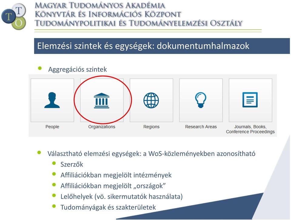 Szerzők Affiliációkban megjelölt intézmények Affiliációkban megjelölt