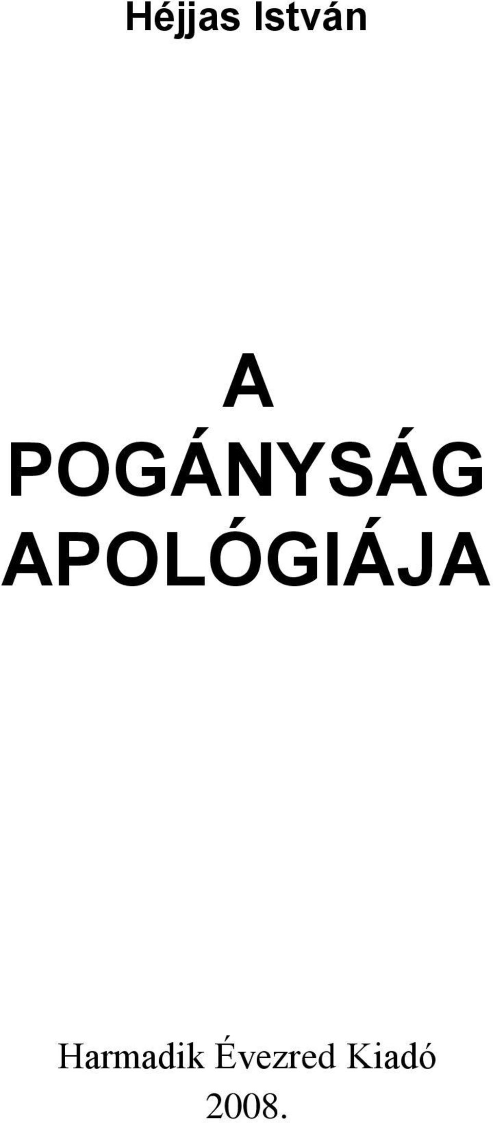 APOLÓGIÁJA