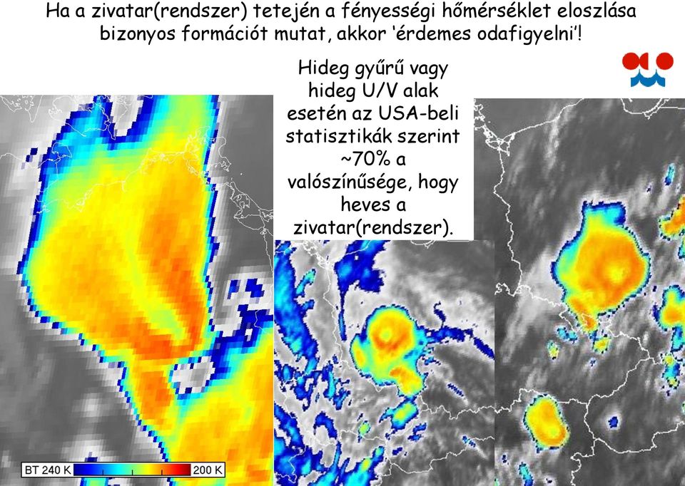 Hideg gyűrű vagy hideg U/V alak esetén az USA-beli statisztikák