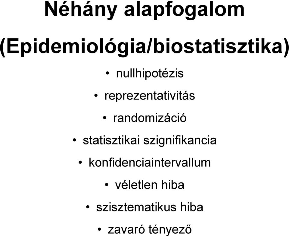 reprezentativitás randomizáció statisztikai